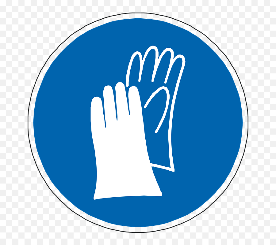 Hand Protection Gloves Blue - Safety Gloves Icon Png Emoji,Girl Magnifying Glass Globe Emoji