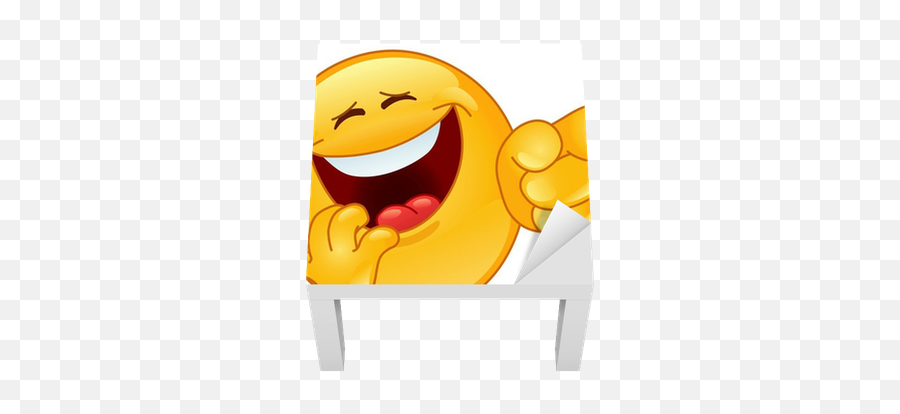 Laughing And Pointing Emoticon Lack Table Veneer U2022 Pixers - We Live To Change Laugh Clipart Transparent Emoji,Laughing Emoticon
