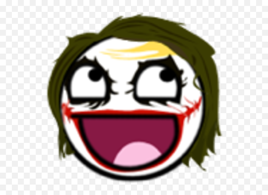 Joker Clipart Smiley Face Joker Smiley - Derp Smiley Face Emoji,Joker Emoji