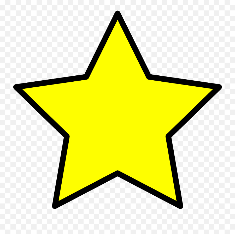 Star Yellow - Free Vector Graphic On Pixabay Star Clipart Emoji,Star Emoticons
