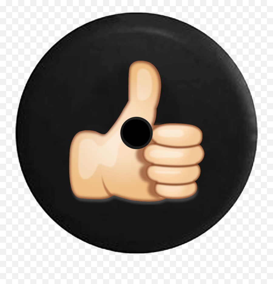 Jeep Wrangler Jl Backup Camera Day Thumbs Up Emoji Like Rv Camper Spare Tire Cover - Circle,Emoji Thumbs Up