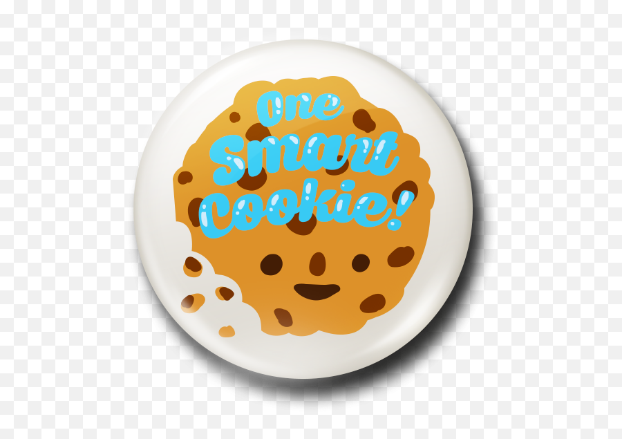 Smart Cookie Badge - Circle Clipart Full Size Clipart Circle Emoji,Emoji Cookie Cake
