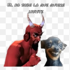 Diablo Y Perro Stickers For Whatsapp - Memes Saida De Moro Emoji,Diablo Emoji