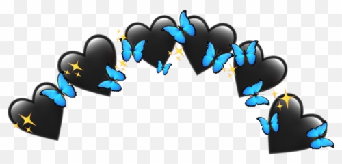 Black Flower Emoji - Dot