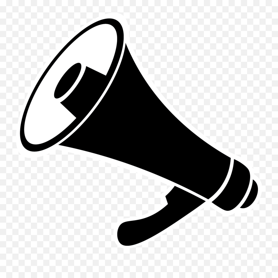 Megaphone Clipart - Bullhorn Clipart Emoji,Megaphone Emoji