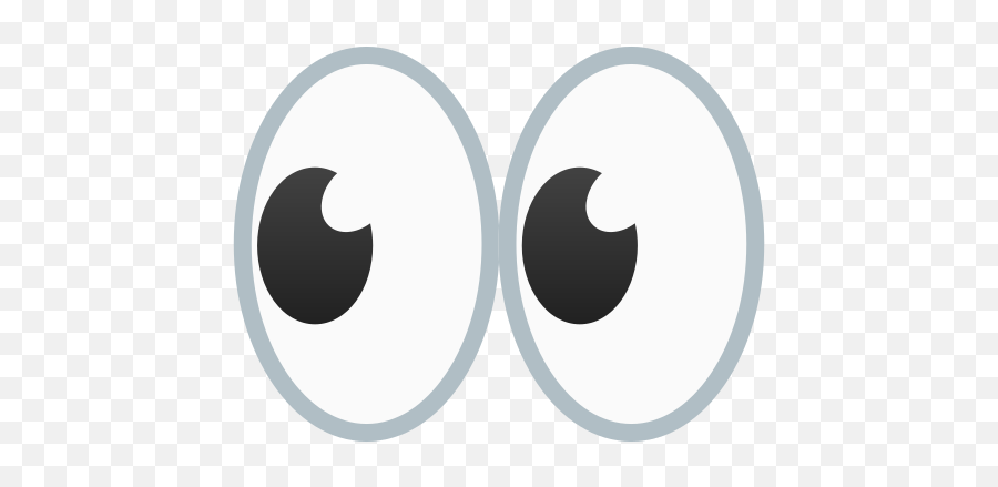 Eyes Emoji - Dot,Circle With Arrow Emoji