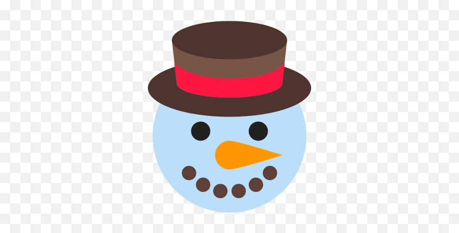 Snowman Icon - Snowman Face Clipart Transparent Emoji,Ice Cream Sun Emoji