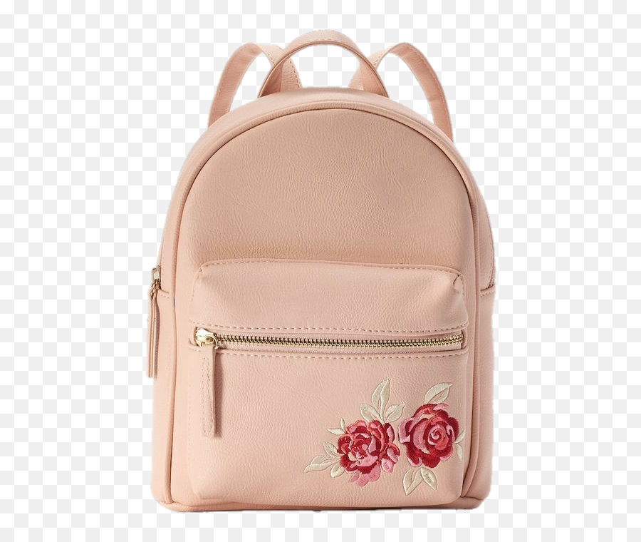 Backpack Purse Pink Rose Sticker By Kpopsicles1 - Garden Roses Emoji,Hand And Backpack Emoji