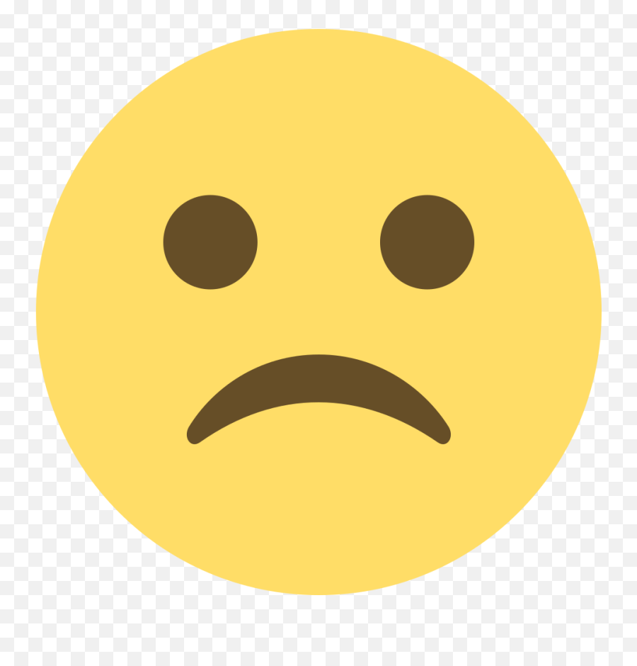 Emojione 2639 - Smile And Frown Emoji,King Emoji