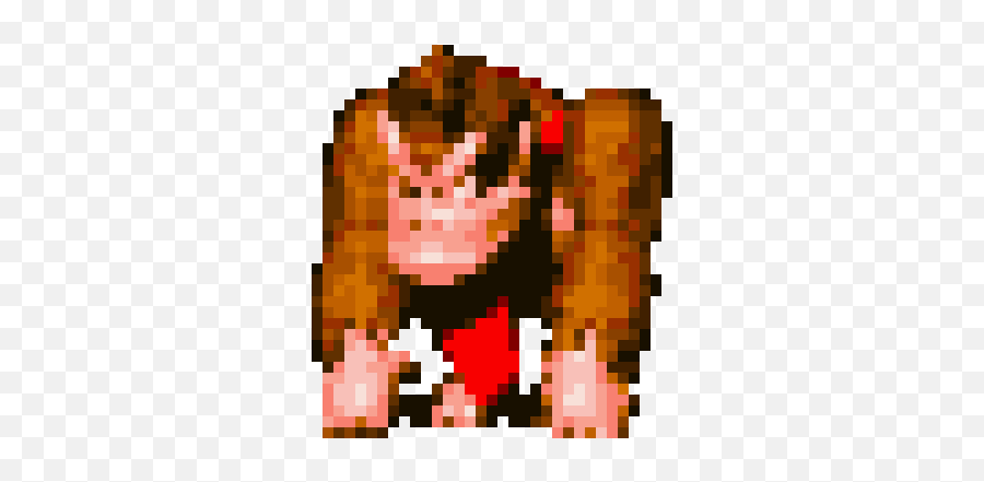 Donkey Kong Stickers For Android Ios - Donkey Kong Png Gif Emoji,Superhero Emojis For Android
