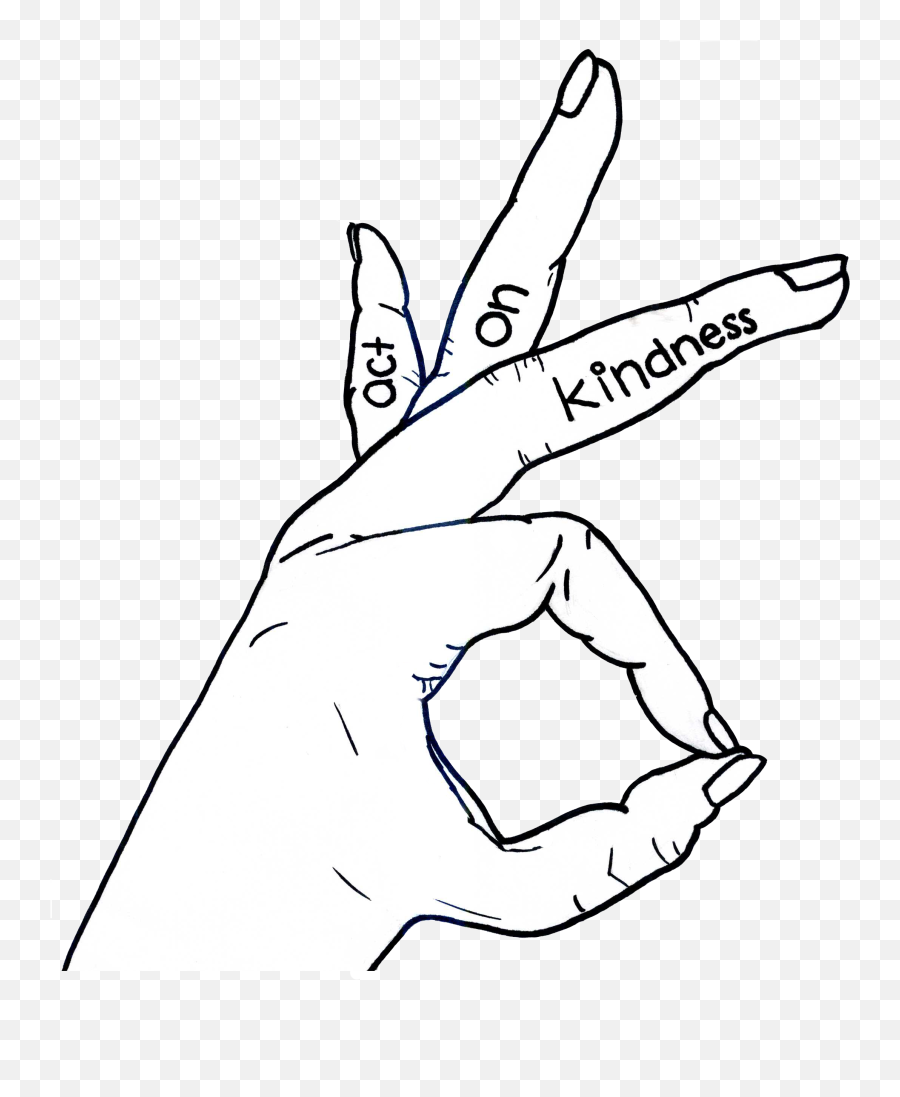 Act On Kindness Logo Emoji,Pinky Swear Emoji