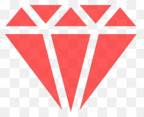 Diamond Red Transparent Png - Icon Background Emoji