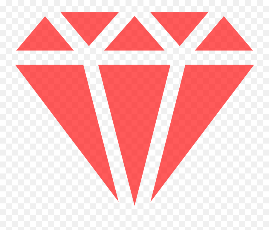 Diamond Red Transparent Png Red Diamond - Diamond Icon Transparent Background Emoji,Red Diamond Emoji