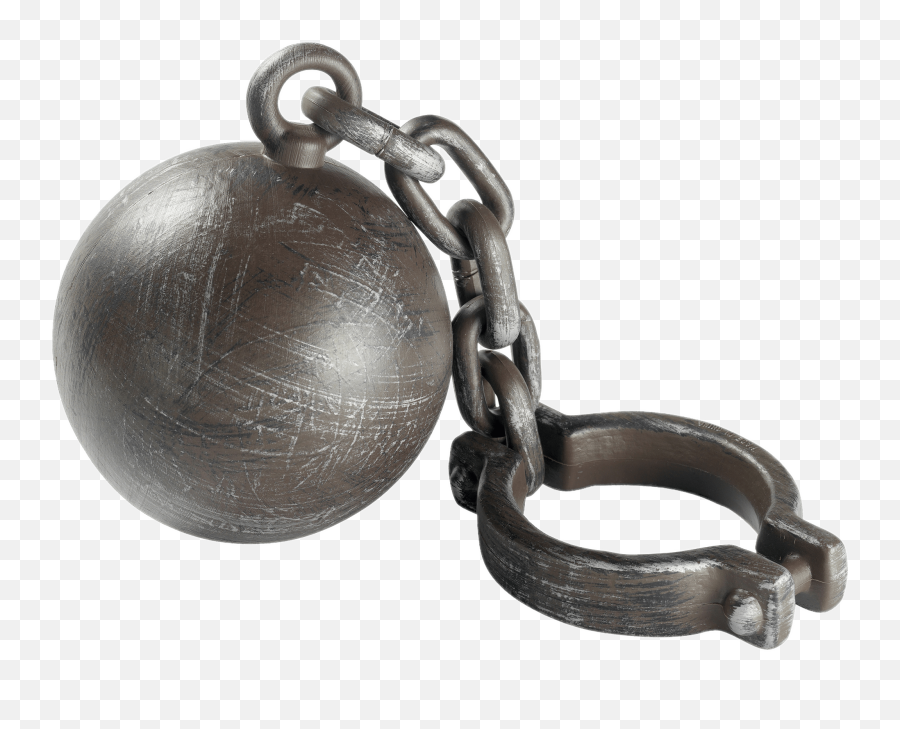 Ball And Chain Transparent Png - Convict Ball And Chain Emoji,Ball And Chain Emoji