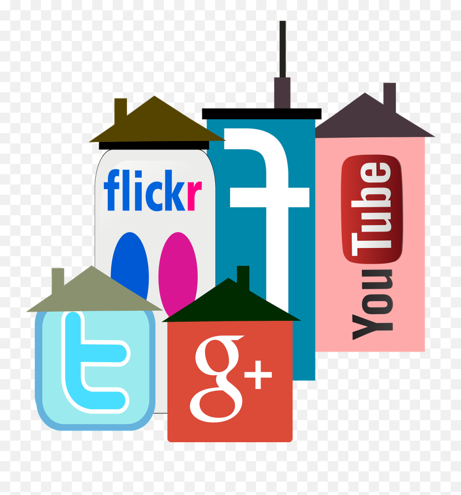 Facebook Flicker Youtube Google Social - Youtube Emoji,Real Estate Emojis