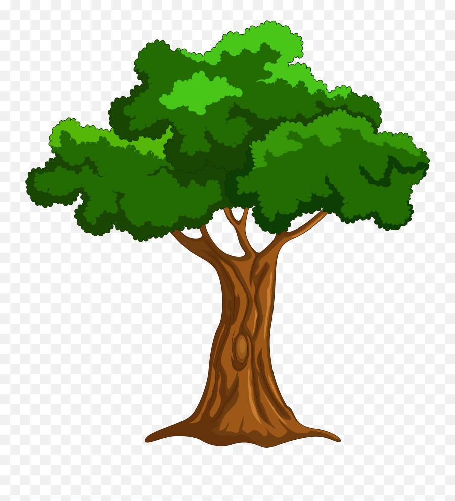 Tree Cartoon Clipart - Transparent Background Tree Clipart Emoji,Trees Emoji