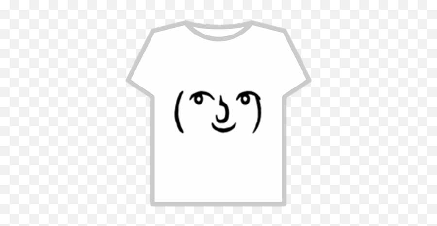 The Lenny Face T - Face Shirt Roblox Emoji,Lenny Emoticon