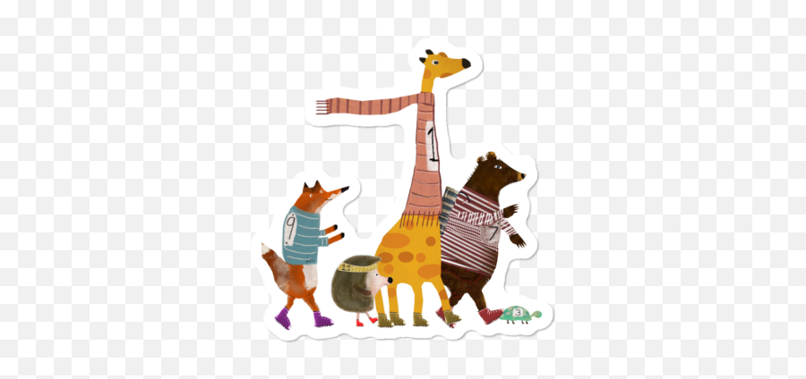 American Apparel Giraffe Stickers - Cartoon Emoji,Giraffe Emoji.com