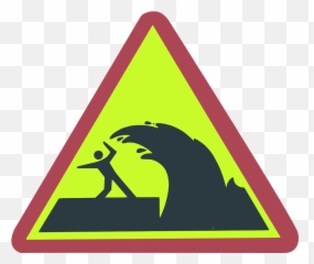 Tidal Wave Spring Tide - Tsunami Clipart Emoji