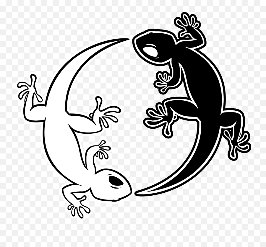 Amphibian Drawing Gecko Transparent - Gecko Animasi Emoji,Gecko Emoji