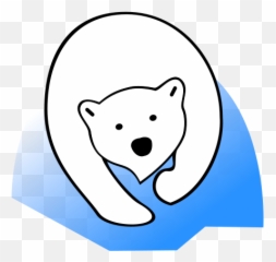 Polar Bear Clipart - Polar Bear Face Clip Art Emoji,Polar Bear Emoji