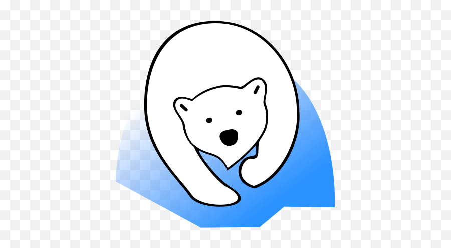 Polar Bear Clipart - Polar Bear Face Clip Art Emoji,Polar Bear Emoji