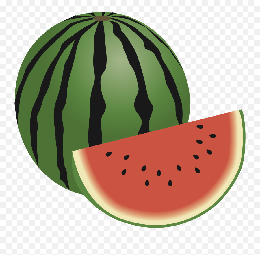 Plant Clipart Water Melon Plant Water Melon Transparent - Watermelon Fruit Images Clip Art Emoji,Melon Emoji