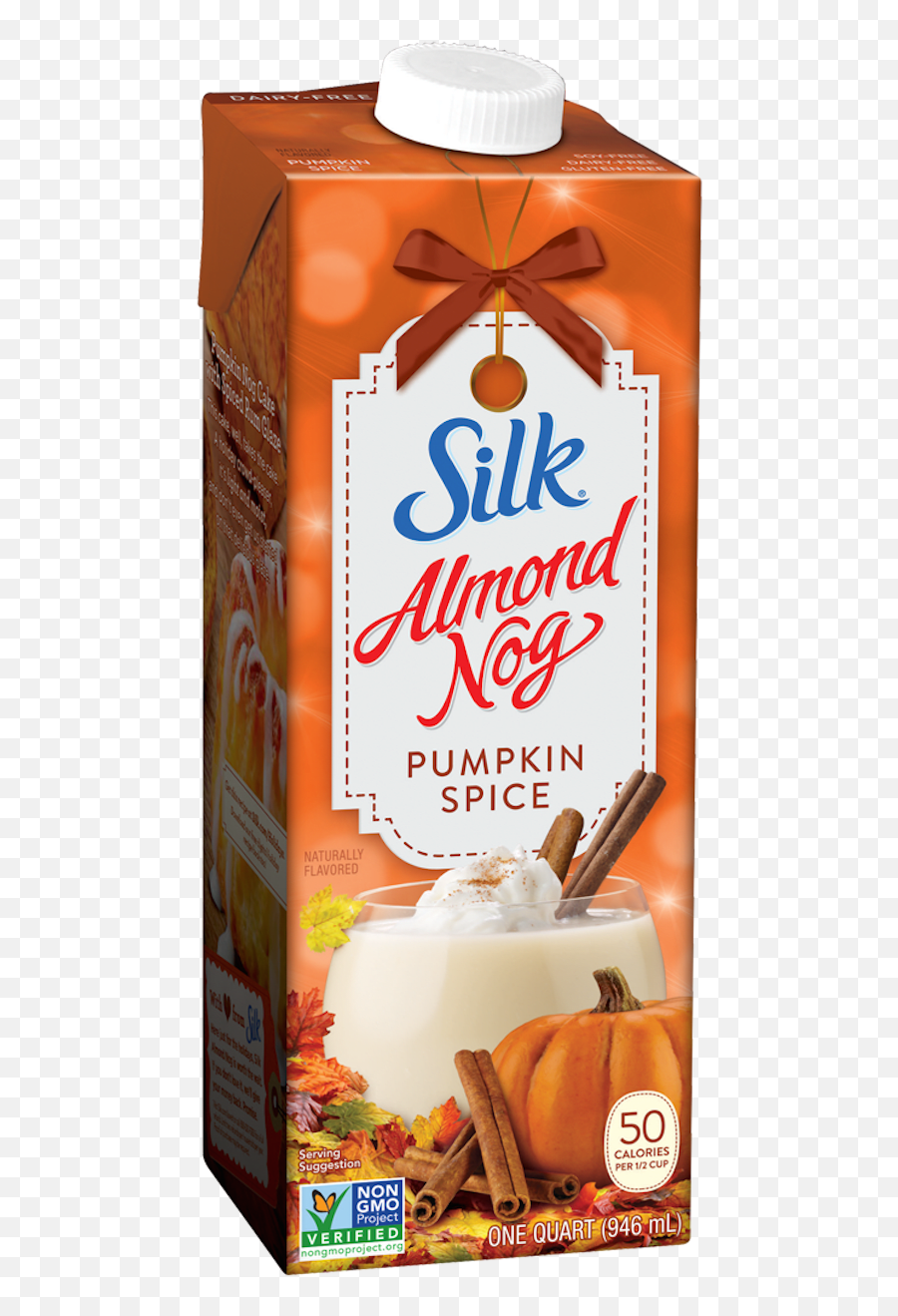Download Silk Almond Nog Pumpkin Spice - Silk Almond Nog Pumpkin Spice Emoji,Almond Emoji