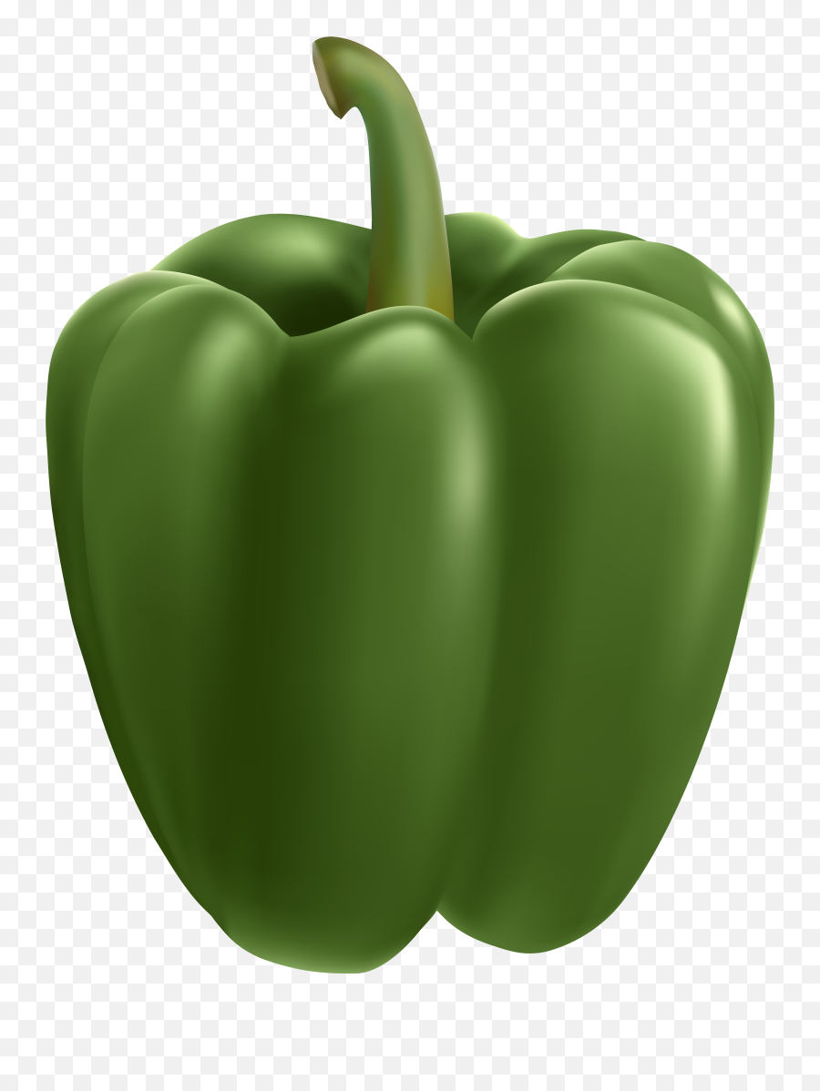 Green Bell Pepper Cartoon Transparent Emoji,Green Pepper Emoji