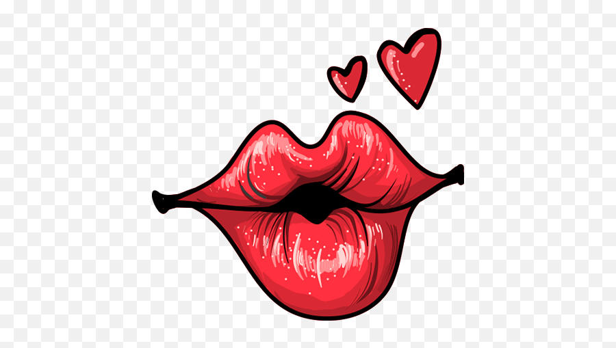 Sexy Lips Kiss Stickers For Whatsapp - Kiss Stickers For Whatsapp Emoji,Love Emoji For Whatsapp