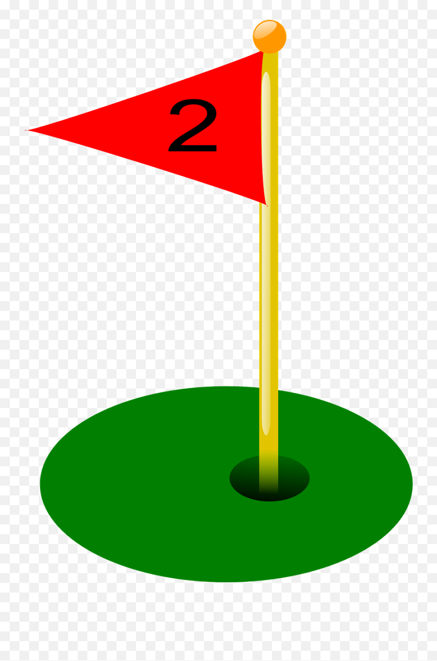 Download Golf Hole Png - Golf Flag Hole 2 Emoji,Hole Emoji