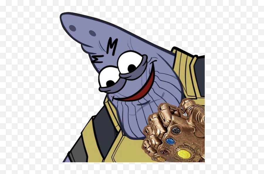 Thanos Meme Clipart - Patrick As Thanos Emoji,Thanos Emoji