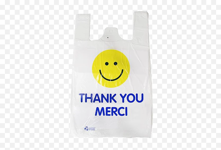 Shopping Bags Hd Printed Smiley Face - Smiley Emoji,Thank You Emoticon