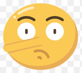 Lying - Smiley Emoji