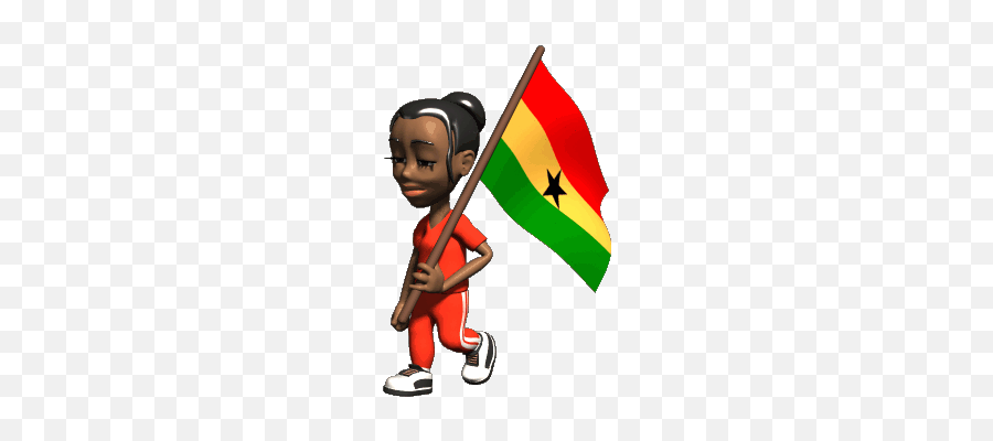 Emoticons - Ghana Flag Animated Gif Emoji,Walking Emoticons