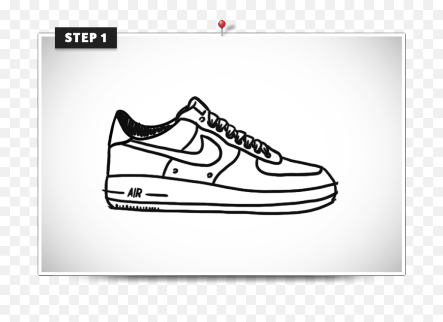 how to draw air force 1