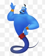 Genie Disney Wiki Fandom - Blue Disney Characters Emoji,Emoji Movie Ending