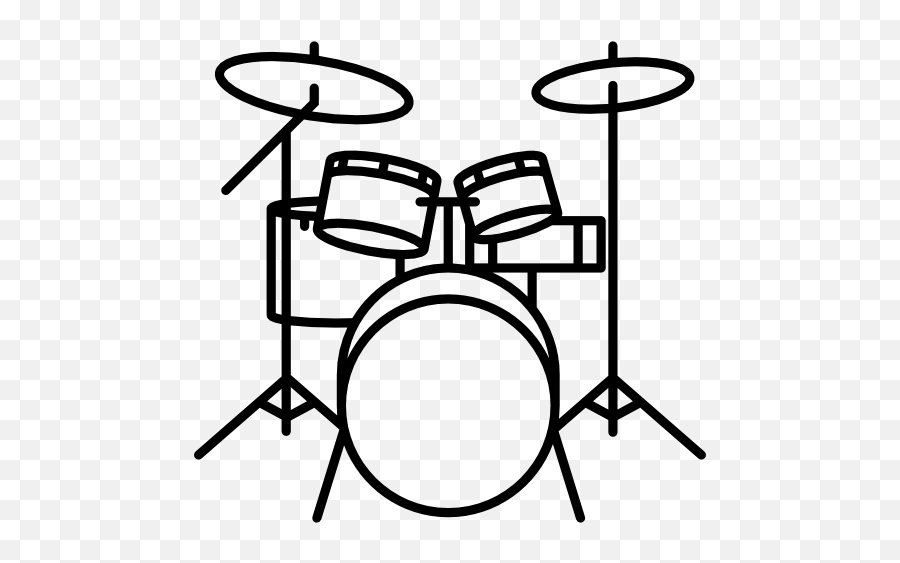 The Best Free Jazz Icon Images - Simple Drum Set Drawing Emoji,Drums Emoji