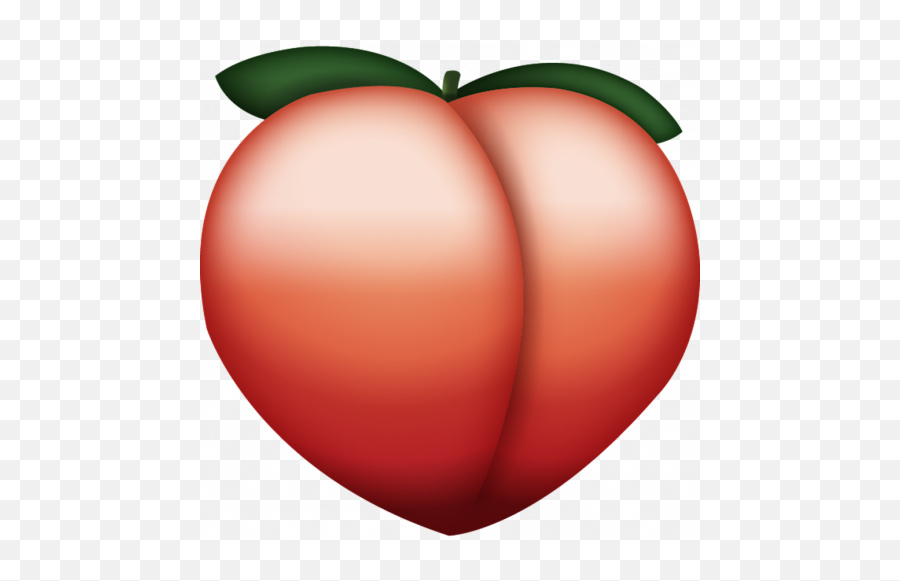 Peach Emoji No Background,O_o Emoji