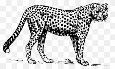 Cheetah Coloring Pages Papapishu - Jaguar Clip Art Black And White Emoji,Cheetah Emoji