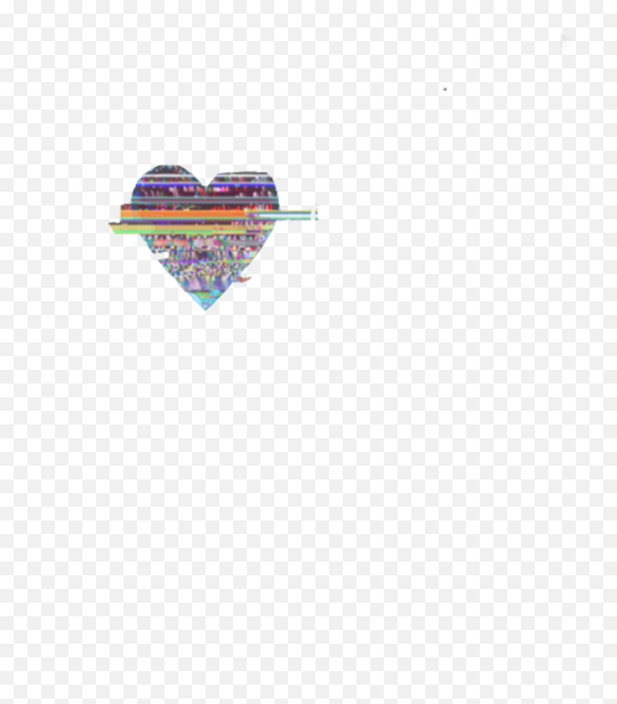 Heartemojiglitch Iphone Sticker By Qtrexy - Lovely Emoji,Emoji Wallet