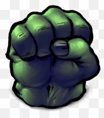 Comics Hulk Fist Icon - Hands Clip Art Emoji