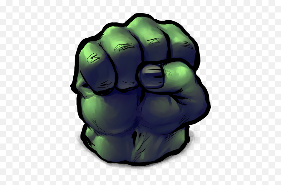 Comics Hulk Fist Icon - Hulk Hands Clip Art Emoji,Hulk Emoji