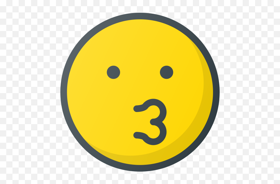 Emoticon Emoticons Emote Kiss Emoji - Happy,Iphone Kiss Emoji