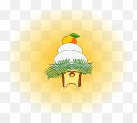 Kagami Mochi Rice Cake Vector Illustration - Kagami Mochi Vector Free Emoji,Facebook Cake Emoji