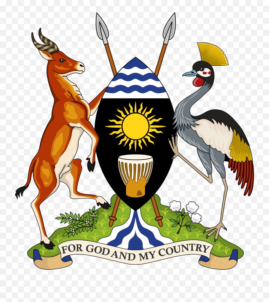 Coat Of Arms Of Uganda - Coat Of Arms Of Uganda Emoji,Arms Raised Emoji