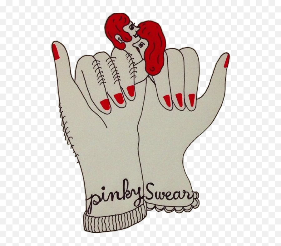 Pinky Pinkyluvv Pinkyswear Pink - Cartoon Emoji,Pinky Swear Emoji