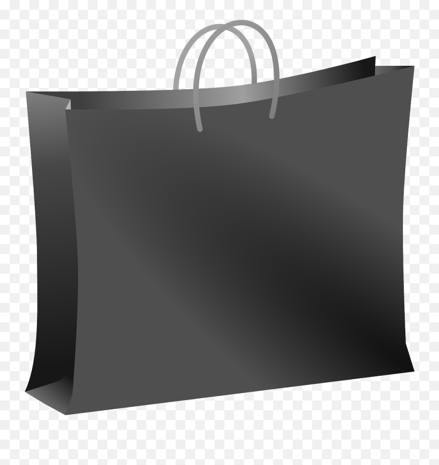 Carryout Bag Carrier Bag Shopping Bag - Black Bag Clipart Emoji,Emoji Tote Bag