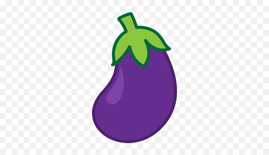Brinjal Plant Clipart Without - Eggplant Clipart Emoji,Purple Eggplant Emoji