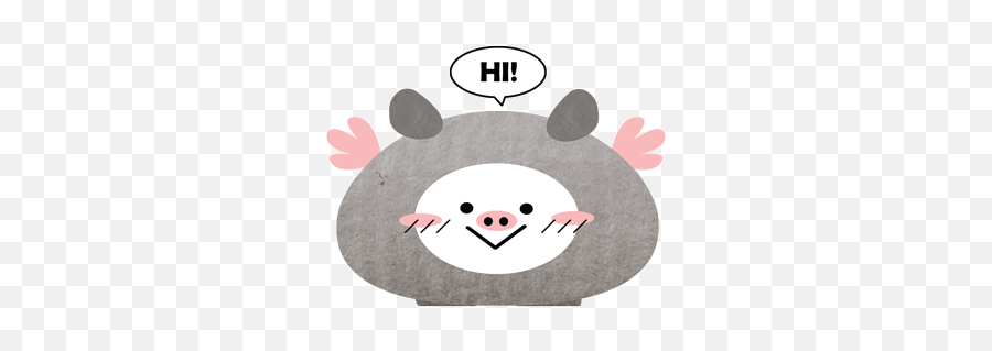 Pimochi The Flying Pig Stickers - Cartoons Flying Hearts Gifs Emoji,Flying Pig Emoji